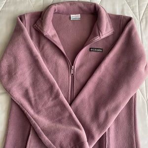 Purple Columbia Zip Up Sweater